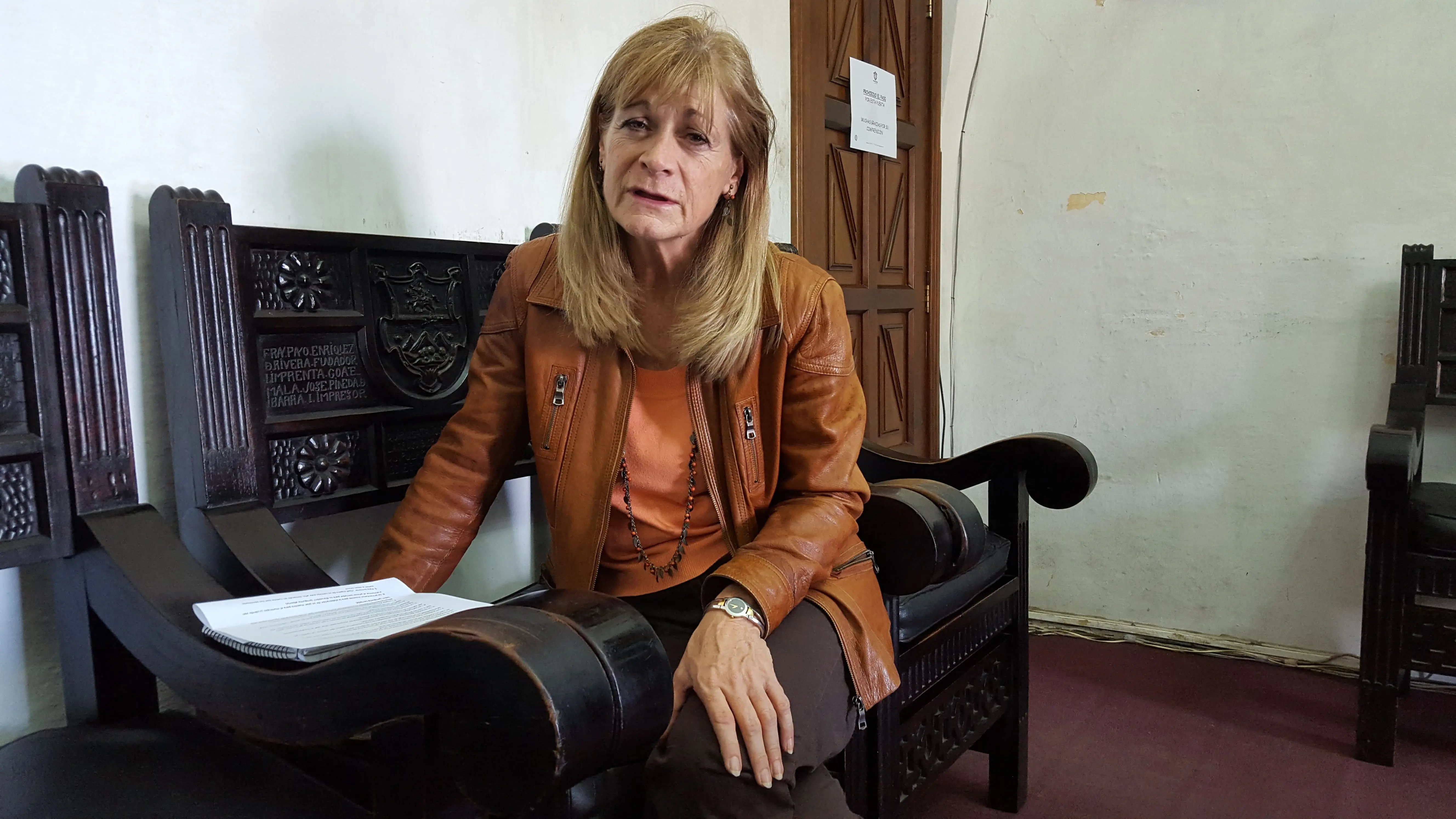 Susana Asensio dirige la municipalidad de La Antigua desde el pasado 15 de enero. Lo logró tras tres intentos fallidos. Fotos: Julio Sicán