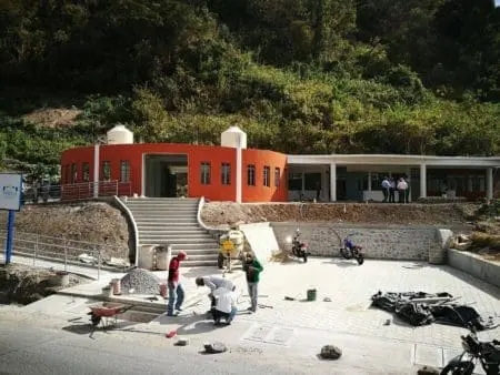 Avances escuela discapacitados. Foto publicada por la municipalidad en FB.