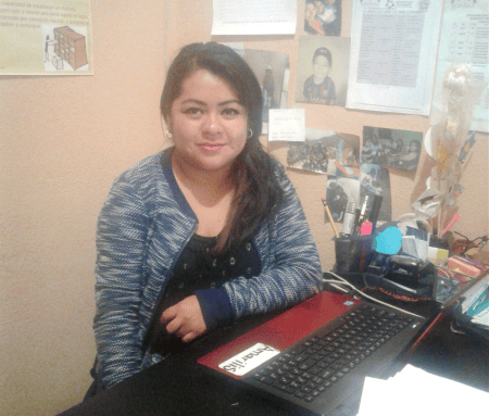 Amarelis Chaves está a cargo de la Oficina Municipal de la Juventud. Foto: Selvin Ramos