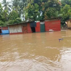 Mientras los vecinos pedían auxilio debido a las inundaciones, la municipalidad de San Andrés Villa Seca convocaba a celebrar el Día del Niño el lunes 1 de octubre.
