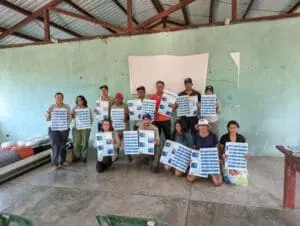 En la aldea El Quetzalito, Puerto Barrios, los pescadores artesanales contribuyen a vigilar a la fauna marina de sus costas.