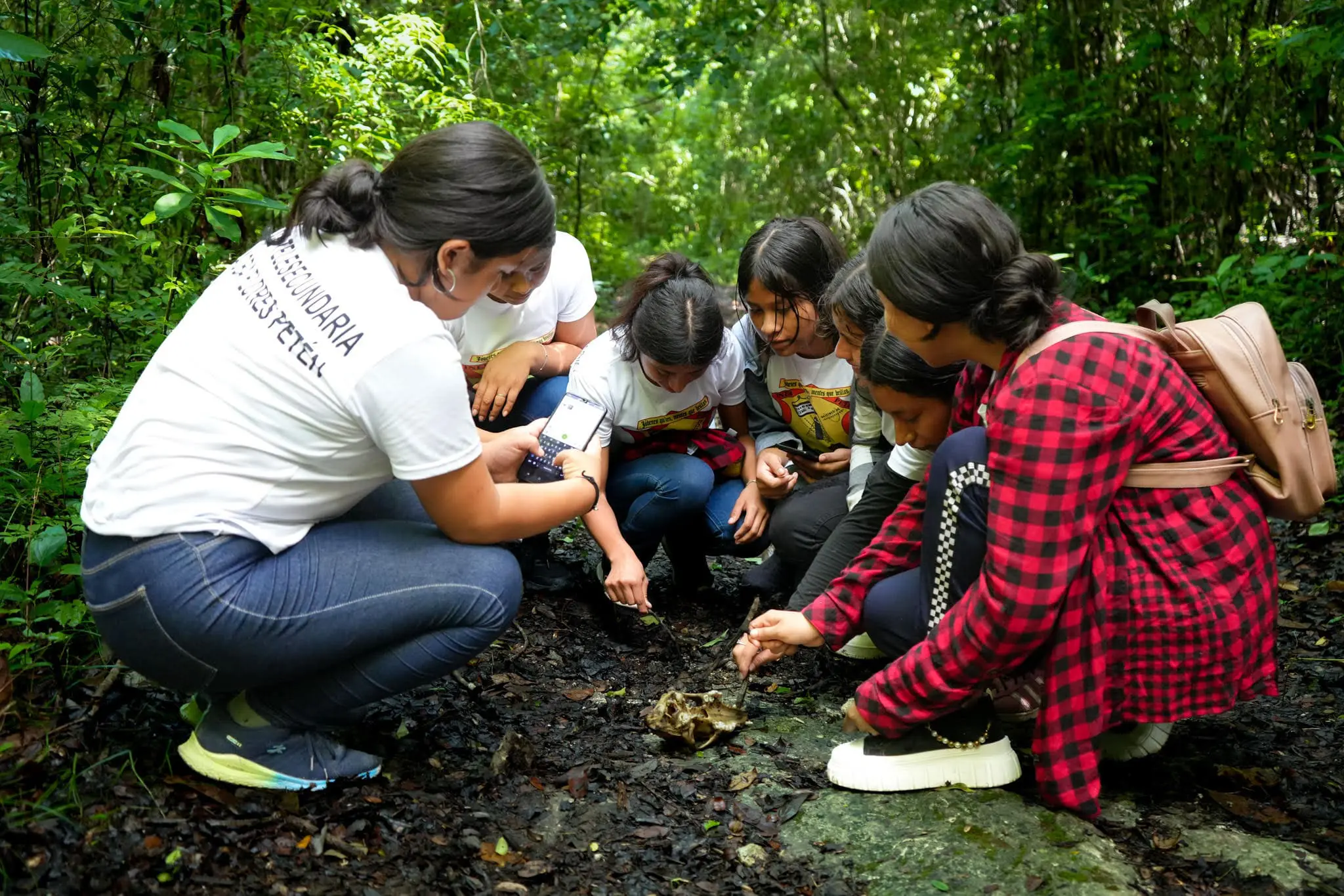 El Programa de Educación Ambiental que se imparte en Flores, Petén, guarda relacion con el Currículo Nacional Base.
