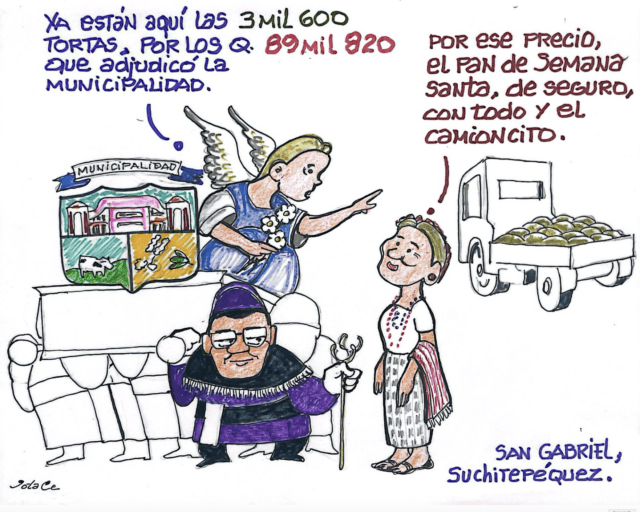 Los vecinos de este municipio de Suchitepéquez comerán pan en Semana Santa, la municipalidad invita.