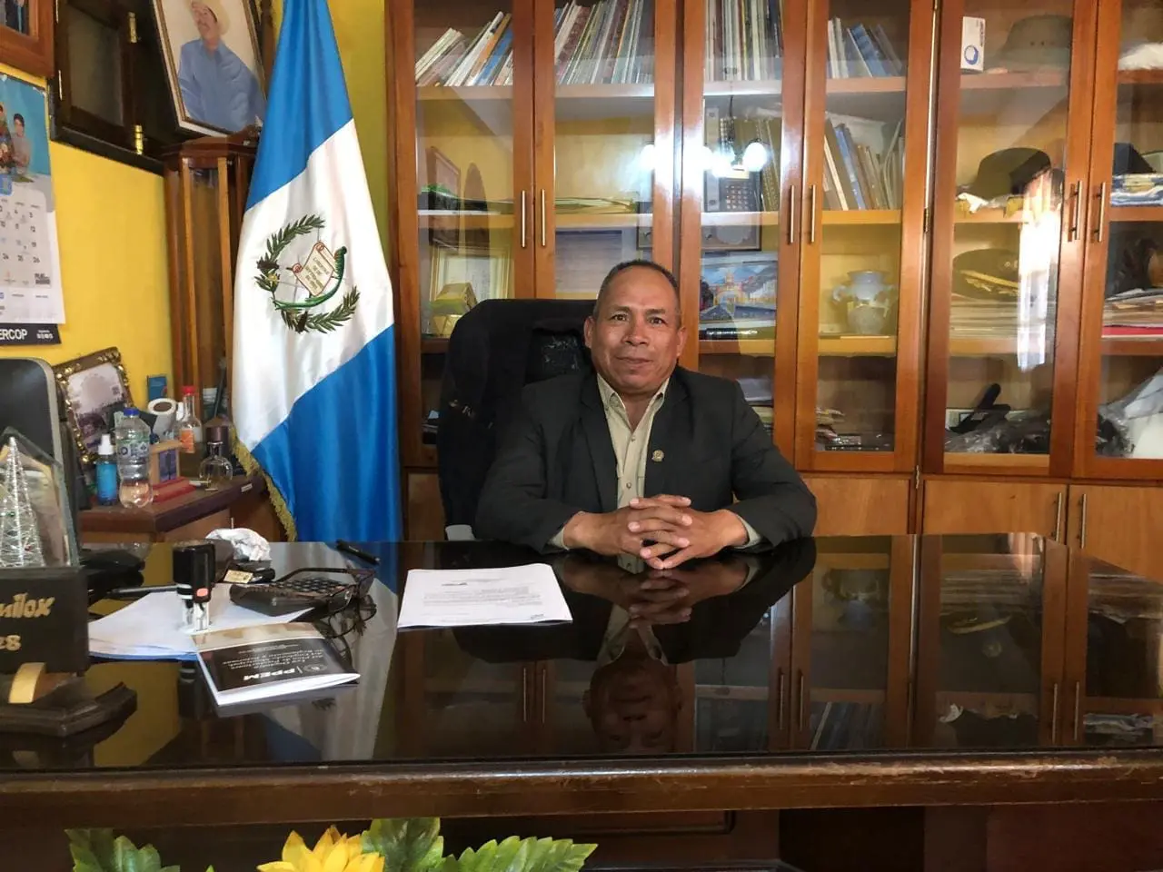 Alcalde de San Juan Comalapa, Justo Rufino Similox Pichiyá.