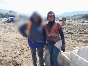 Celeste Soto es recicladora y vicepresidenta de la Asociación de Recicladores Aceano. Siempre tuvo un sueño: graduarse de auxiliar de enfermería. Lo logró en 2022. 