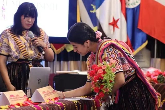 Cuatro señoritas se inscribieron para participar en el ceremonial Umial Tinimit Re Xelajúj N'oj uno de los eventos previos a las fiestas de independencia, la Comisión a cargo tiene un presupuesto de Q300 mil. Foto: municipalidad de Quetzaltenango.