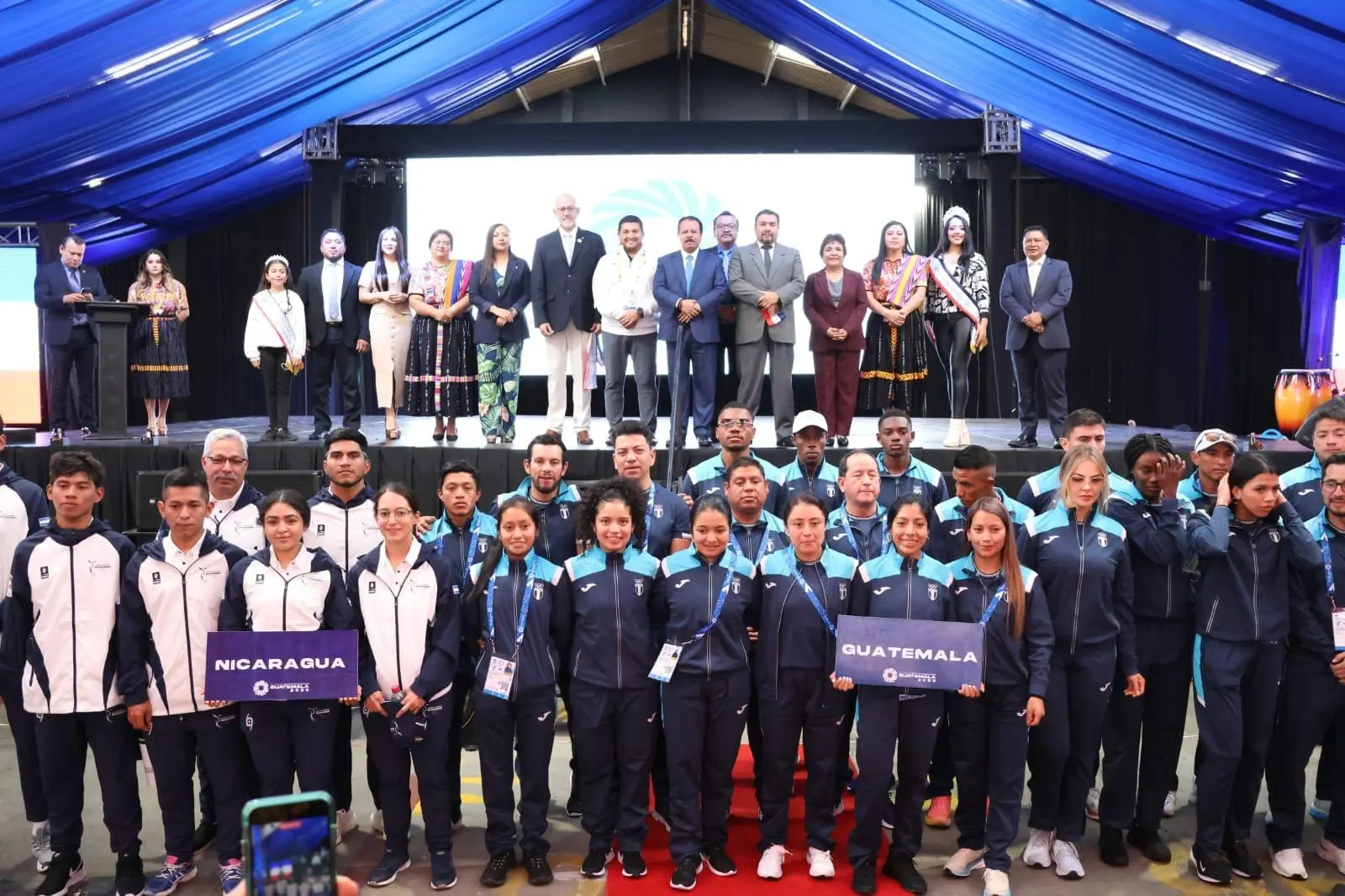 La municipalidad de Quetzaltenango gastó Q207 mil para inaugurar la subsede que albergó ciclismo y atletismo. Montaron tarimas, pantallas e iluminación.