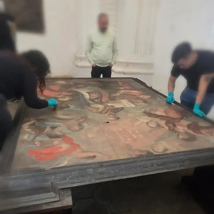 Personal de la fiscalía realizó allanamientos nuevamente en el Museo de Arte Colonial de La Antigua Guatemala. Foto: MP.