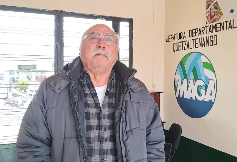 La ausencia de lluvias mermó las cosechas, dijo Oscar López, del MAGA Quetzaltenango. Foto: Prensa de Occidente.