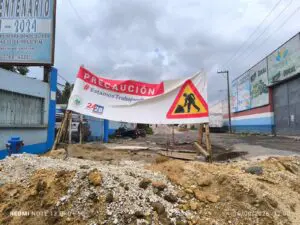 El proyecto comenzó el 11 de marzo y tiene un plazo de 12 meses. El informe de supervisión contemplaba para esa etapa del cronograma compactación de la base granular. 