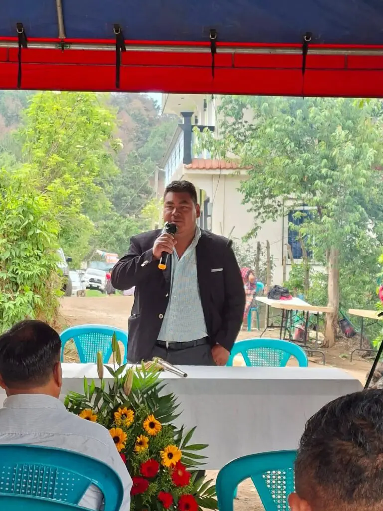 Él es el alcalde de San Miguel Sigüilá Remigio Vicente Alonzo (partido Creo), denunciado por no entregar información pública de oficio. Foto: Oscar de León.