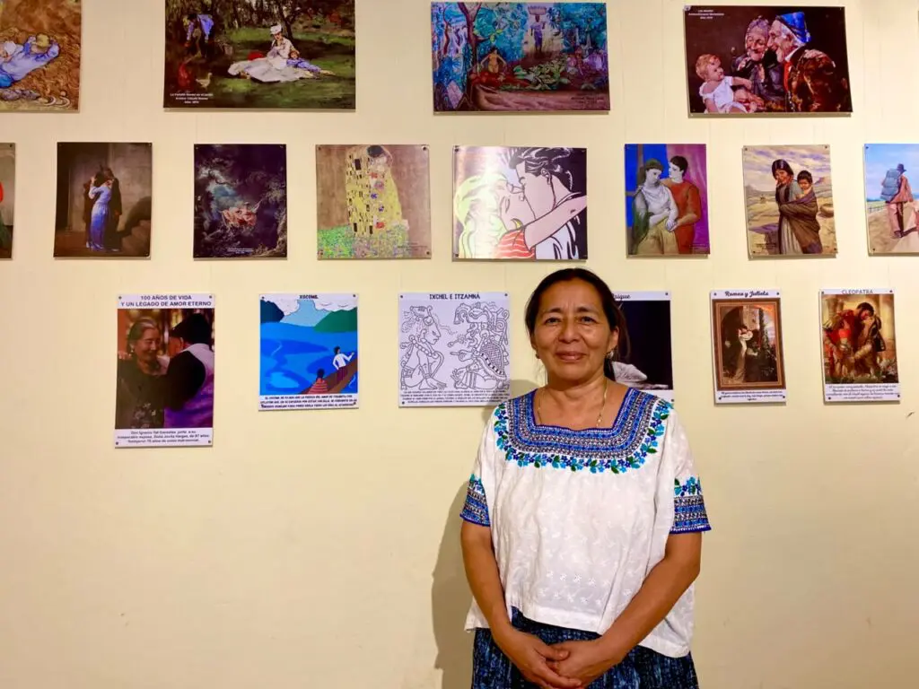 Ella es Susely Ical, coordinadora del Centro Comunitario Educativo Poqomchi (Cecep).