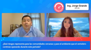 Jorge Grande dirige la división de Programas especiales de la Unidad Ejecutora del Programa de Acueductos Rurales en el Infom. Imagen: Captura de pantalla. 