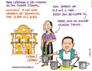 Se presentó solo una oferente por Q89 mil 640. Los recipientes los entregará a sus vecinas este 10 de mayo.