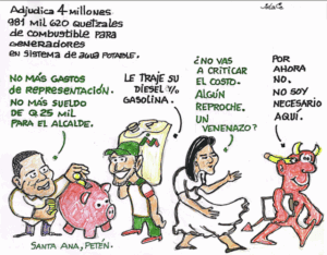 Puede ser para diésel y/o gasolina para generadores instalados para surtir de agua potables y para los vehículos de la alcaldía.