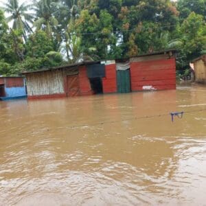 Mientras los vecinos pedían auxilio debido a las inundaciones, la municipalidad de San Andrés Villa Seca convocaba a celebrar el Día del Niño el lunes 1 de octubre.
