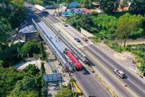 La Unidad Ejecutora de Conservación Vial trabajará durante tres semanas en desmontar el puente modular.
