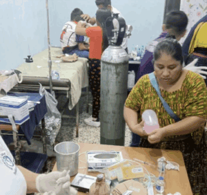 El municipio solo cuenta con un Centro de Atención Permanente (CAP) que se vio colapsado con la cantidad de personas heridas, al menos dos se encuentran graves.