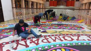 El conocimiento para la elaboración de los lienzos con papel de china de Sumpango y Santiago Sacatepéquez fue distinguido en su XIX sesión celebrada hoy en Asunción, Paraguay.