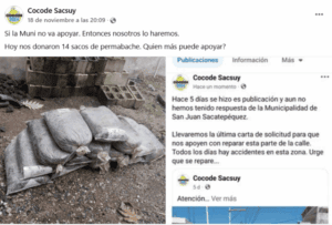 Cansados de que sus peticiones sean ignoradas, vecinos toman en sus manos el mantenimiento de sus calles.