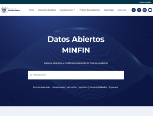 Encontrarán información sobre presupuestos municipales y nacional. Si no se encuentra, el usuario puede anotar su inquietud y recibirá la explicación.
