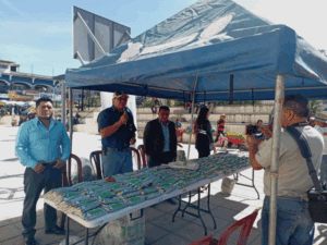 Es la única municipalidad con alcalde del oficialismo. No quiso ofrecer declaraciones acerca del acompañamiento que recibe (si lo recibe) en sus 15 meses de gestión.