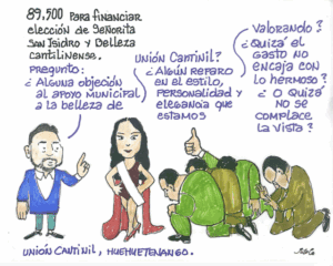 Buscó los servicios de Corporación Multiservicios La Universal J&M por Q89 mil 500 para Señorita San Isidro y Belleza Cantinilense.