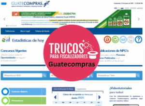 Te explicamos como encontrar en Guatecompras las adquisiciones de baja cuantía que hace tu municipalidad. Esas que se hacen sin competencia y algunas veces sin mucho ruido.