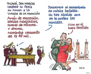 El municipio de Tacaná, San Marcos, celebra su feria del 10 al 17 de agosto en honor a la Virgen de la Asunción. El conjunto amenizó el 13 de agosto.