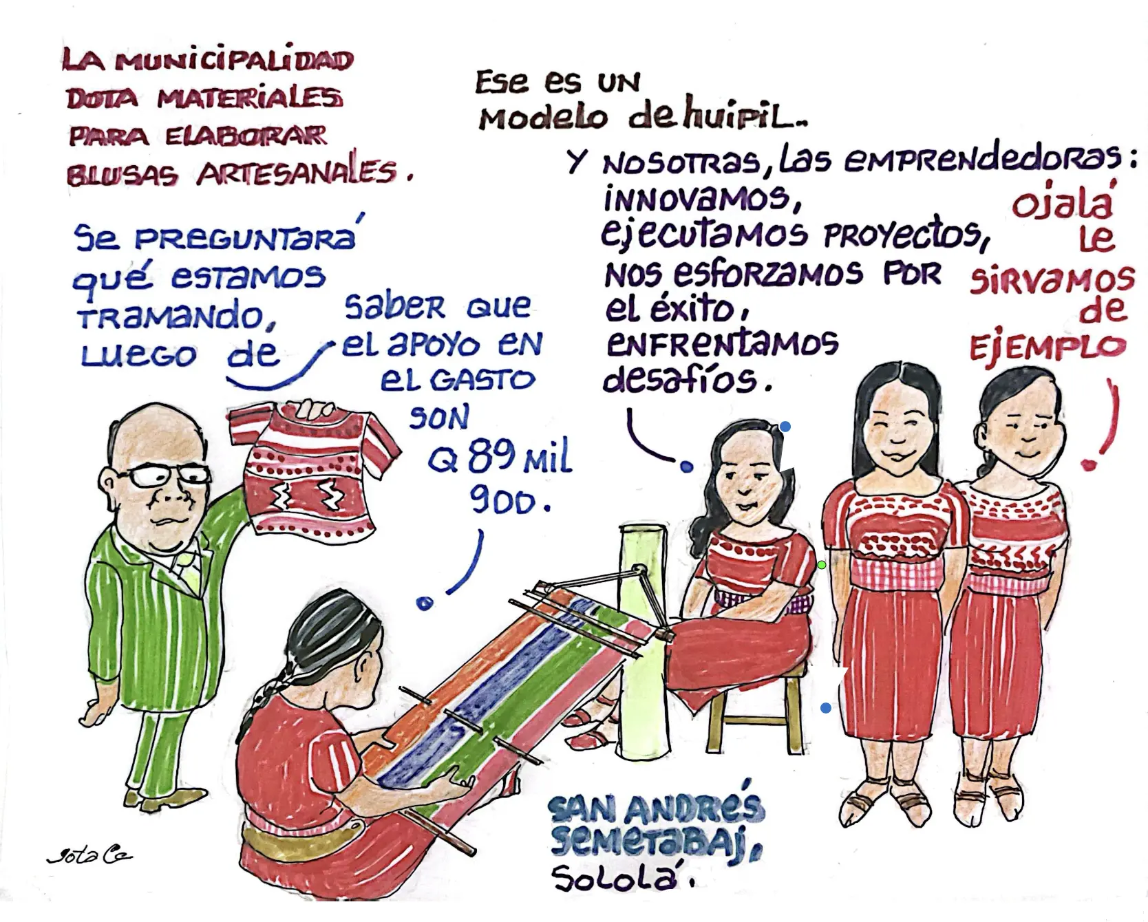 Caricatura de JotaCe.