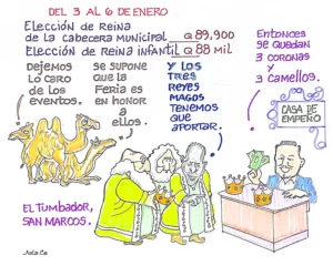 En El Tumbador, San Marcos, eligieron a su reina de la cabecera municipal, actividad que costó Q89 mil 900, y la reina infantil por Q88 mil.