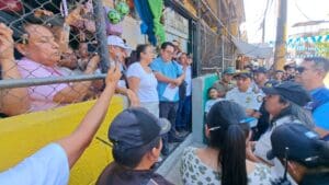 El 4 de febrero (2025) la jueza de asuntos municipales de Pajapita, San Marcos, intentó desalojar a los inquilinos del mercado donde construirán uno nuevo.