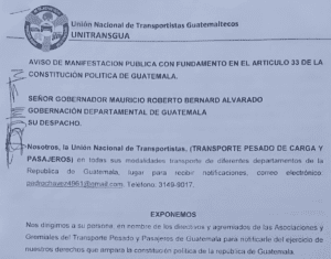 La Unión Nacional de Transportistas anunció una caravana en protesta por el precio de los combustibles y la Ley de Fortalecimiento de la Seguridad Vial que les impone medidores de velocidad.
