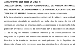 Tras amparo, se suspende la elección de la Anam y se ordena repetirla. La directiva electa el 31 de enero (2026) apelará la decisión.