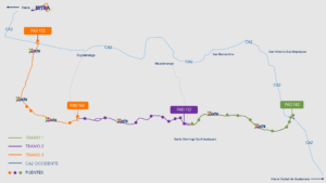 La nueva carretera privada de 31 kilómetros pasa por cinco municipios de Suchitepéquez y uno de Retalhuleu. El impasse despierta alarma en la falta de certeza jurídica.  
