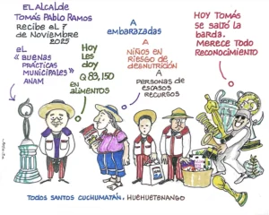 Todos Santos Cuchumatán los entregará a madres embarazadas que no ganan peso, niños con riesgo de caer en desnutrición y personas de escasos recursos.