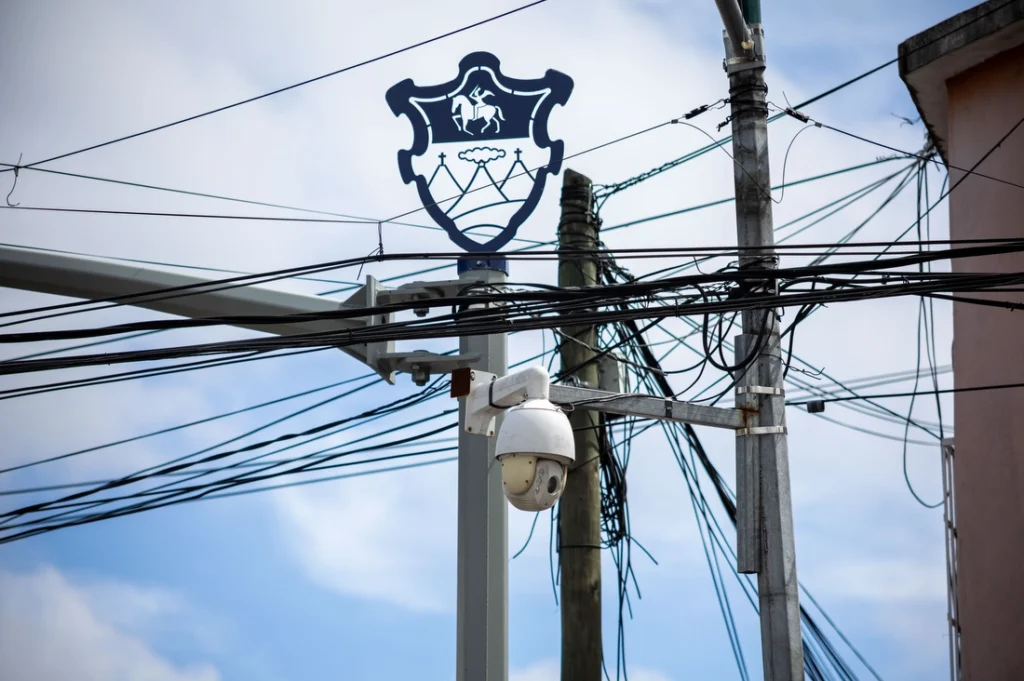Una de las cámaras de videovigilancia de la Municipalidad de Guatemala. Foto: Christian Gutiérrez. Foto: Christian Gutiérrez.